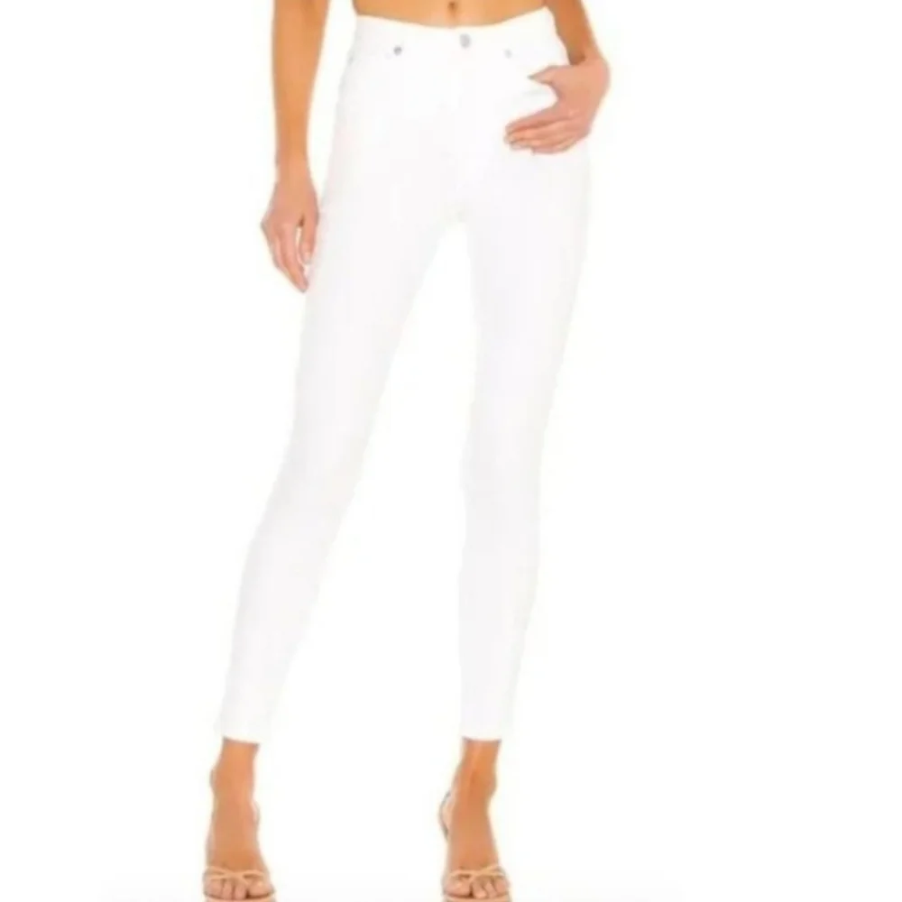 Free People White Skinny Jeans Size 27 - Picture 1 of 6